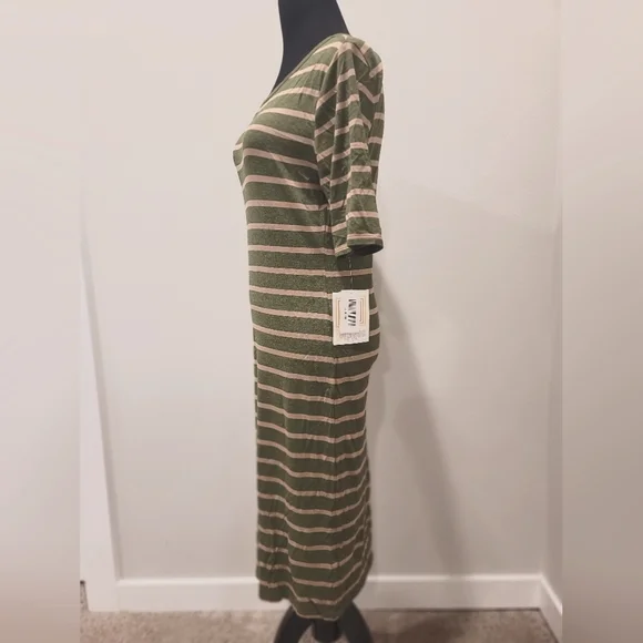 LuLaRoe Stripe Julia Dress - Picture 2 of 2